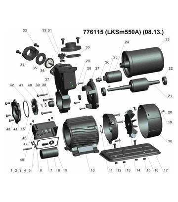 Насосна станція LEO LKSm550A, 550 Вт, 45 м, 45 л/хв, для чистої води (776115) - фото 3