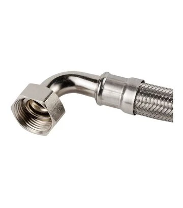 Шланг Aquatica Ø26 мм, 50 см, F1"×M1", SS, усиленный, 10 бар (779572) - фото 2