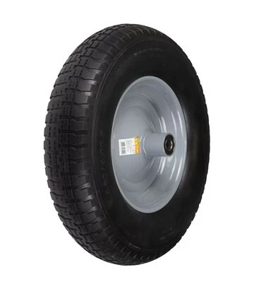 Колесо для тачки Flora 15", 4,00-8, 387×92мм вісь Ø16мм довжина 103мм (5058444) - фото 2