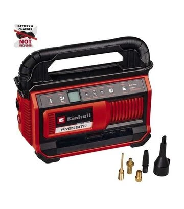 Компрессор гибридный Einhell PRESSITO 18/25 Hybrid, 170 Вт, безмасляный, Без АКБ и ЗУ (4020430) - фото 2