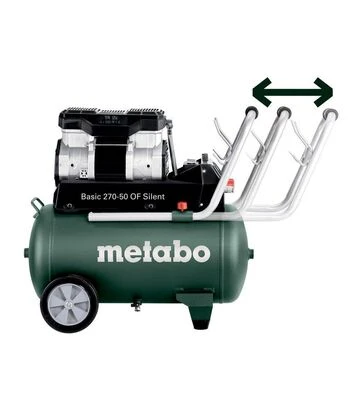 Компрессор Metabo Basic 270-50 OF Silient, 130 л/мин (601594000) - фото 2