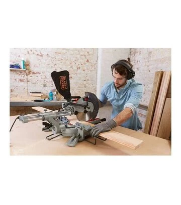 Пила торцовочная BLACK+DECKER BES710 2100 Вт, Ø254 мм - фото 2