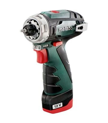Дриль-шуруповерт акумуляторний Metabo PowerMaxx BS Basic, 12 В (600984000) - фото 2