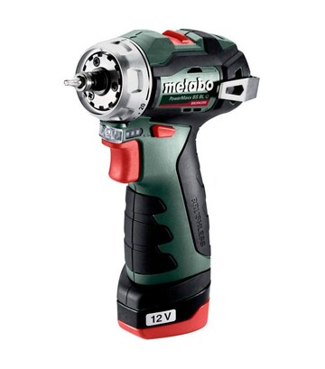 Дриль-шуруповерт акумуляторний Metabo PowerMaxx BS BL Q, 12 В, кейс (601749500) - фото 2