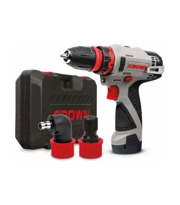 Шурупокрут-дриль акумуляторний CROWN CT21072HQX-2 BMC, 12В (CT21072HQX-2 BMC) - фото 2