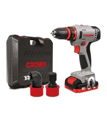 Шурупокрут-дриль акумуляторний CROWN CT21082HQ-2 BMC, 14,4В (CT21082HQ-2 BMC) - фото 2