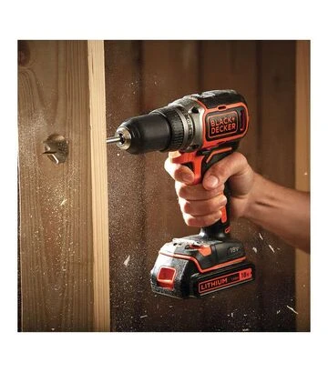 Дриль-шурупокрут акумуляторний BLACK+DECKER BL186N, 18 В, без АКБ та ЗП - фото 3
