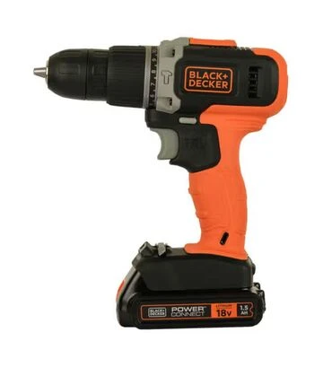 Дриль-шурупокрут ударний акумуляторний BLACK+DECKER BCD003C1, 18 В - фото 3