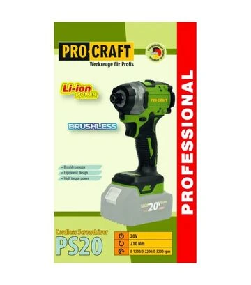 Гвинтоверт акумуляторний Procraft PS-20 без АКБ та ЗП (032013) - фото 3