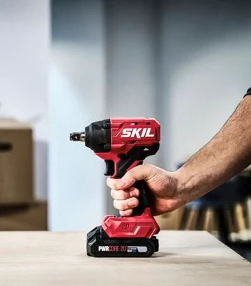 Гайковерт ударний акумуляторний SKIL 3241 CA, 1/2", 20 В, без АКБ та ЗП (SD1E3241CA) - фото 3