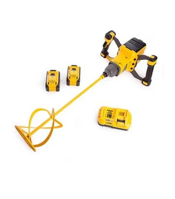 Міксер будівельний акумуляторний DeWALT DCD240X2, XR FLEXVOLT 54 В,9 А*год, М14 - фото 2