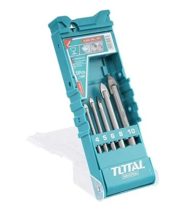 Набір свердел TOTAL TACSD7256 для скла, 5 шт. (TACSD7256) - фото 2