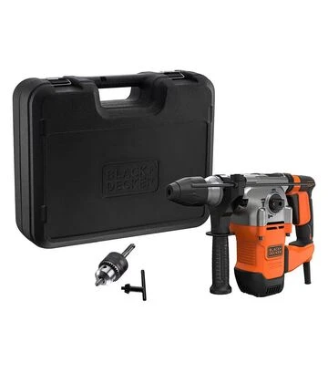 Перфоратор BLACK+DECKER BEHS03K, SDS-Plus, 1250 Вт, в кейсе - фото 3