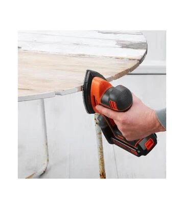 Вібраційна шліфмашина акумуляторна BLACK+DECKER BDCDS18, 18 В, 110 мм - фото 3