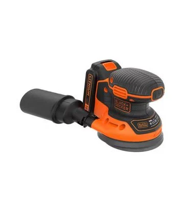 Ексцентрикова шліфмашина акумуляторна BLACK+DECKER BDCROS18N, 125 мм, Без АКБ та ЗП - фото 2