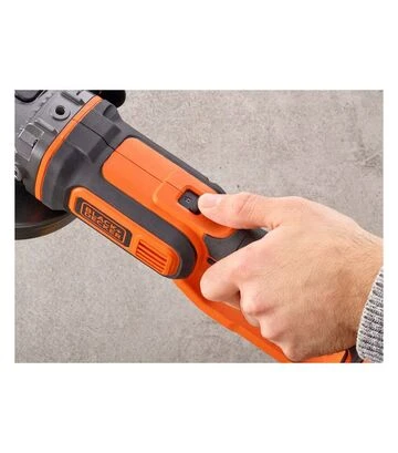 Кутова шліфмашина акумуляторна BLACK+DECKER BCG720N, 18 B, без АКБ та ЗП - фото 3