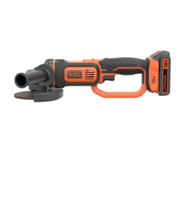 Угловая шлифмашина аккумуляторная BLACK+DECKER BCG720M1, 18 B - фото 2
