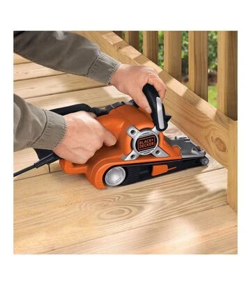 Шліфмашина стрічкова BLACK+DECKER KA88, 720 Вт, стрічка 75х533 мм, підошва 75х195 мм - фото 2