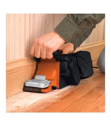 Шліфмашина стрічкова BLACK+DECKER KA88, 720 Вт, стрічка 75х533 мм, підошва 75х195 мм - фото 3