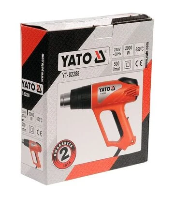Будівельний фен YATO YT-82288, 2 кВт, 350-500°С, 500 л/хв - фото 3