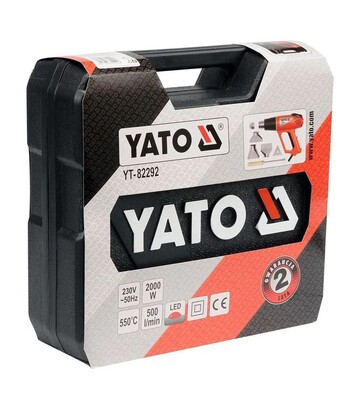Будівельний фен YATO YT-82292, 2 кВт, 550°C, 5 режимів - фото 3