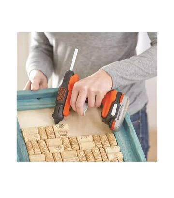 Пистолет клеевой аккумуляторный BLACK+DECKER BDCGG12N, 12 B, 7 мм, 150 °C, без АКБ и ЗП - фото 3