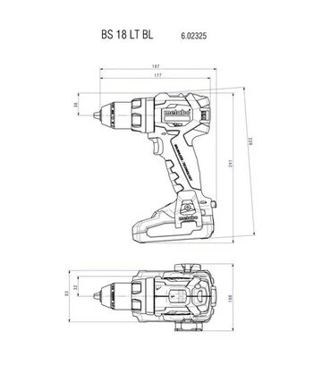 Набір акумуляторного інструменту Metabo Combo Set 2.9.4, 18 В, кейс (685208650) - фото 3