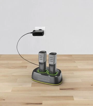 Швидкозарядний пристрій Karcher Duo Battery Power 4 В (2.443-060.0) - фото 2