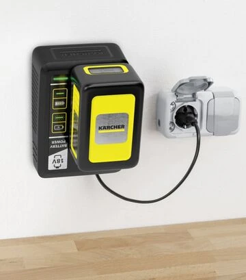Комплект акумулятора і зарядного пристрою Karcher Battery Power 18/50, 18 В, 5.0 А*год (2.445-063.0) - фото 3