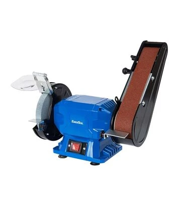 Верстат точильний комбінований EnerSol EBG-150-50BE 250 Вт, круг 150х12,7х20 мм, стрічка 50х686 мм - фото 2