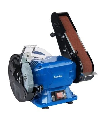 Верстат точильний комбінований EnerSol EBG-150-50BE 250 Вт, круг 150х12,7х20 мм, стрічка 50х686 мм - фото 3