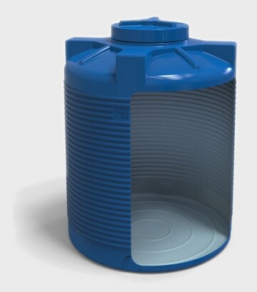 Ємність вертикальна Europlast ''Зебра'' 750 л (14111) - фото 3
