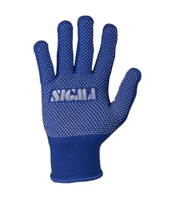 Рукавички трикотажні Sigma Мікроточка, з точковим ПВХ покриттям, розмір 8, 12 пар (9442881) - фото 3