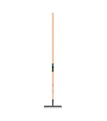 Грабли Fiskars Solid с деревянной ручкой (1014811) - фото 2