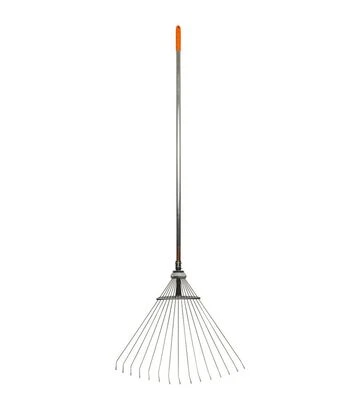 Граблі віялові Flora 580x490x1540 мм, металеві, регульовані, з держаком (5050574) - фото 3