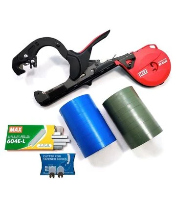 Степлер садовий MAX HT-R45C(RD) + скоби, стрічка 20 шт + ножі 2 шт - фото 2