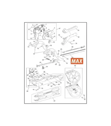Стрижень штовхача скоб для Max HT-R1/B1/R45C, №24 (HT11610) - фото 2