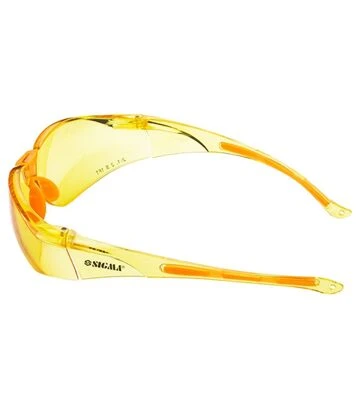 Очки защитные Sigma Hunter anti-scratch, янтарь (9410671) - фото 2