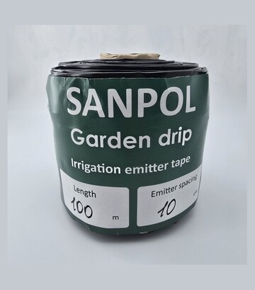 Крапельна стрічка Sanpol 7 mil, 100 м, відступ 10 см (2047711) - фото 2