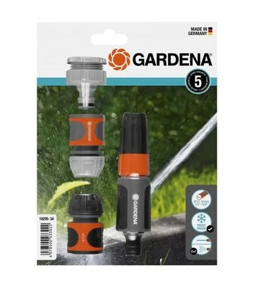 Насадка для полива GARDENA Classic + комплект соединителей 1/2" - 5/8" (18295-20.000.00) - фото 2