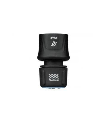 З'єднувач для шланга Fiskars FiberComp STOP, 1/2”-5/8” (1054789) - фото 2