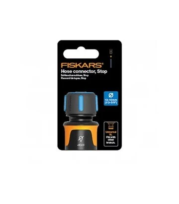 Соединитель для шланга Fiskars LB30, 1/2-5/8", с аквастопом (1027080) - фото 2