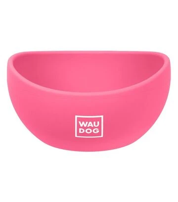 Миска для собак и кошек WAUDOG Silicone розовая, 250 мл - фото 3