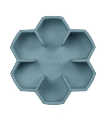 Миска для собак і котів WAUDOG Silicone для повільного харчування, сіра, 450 мл - фото 2