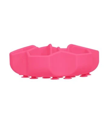 Миска для собак і котів WAUDOG Silicone для повільного харчування, рожева, 750 мл - фото 3