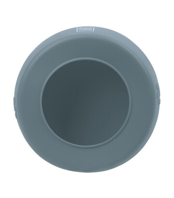 Миска-непроливайка для собак и кошек WAUDOG Silicone серая, 1 л - фото 2