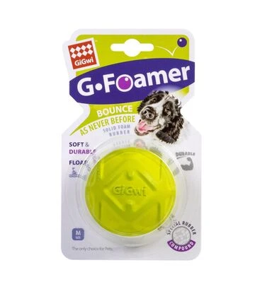 Іграшка для собак GiGwi G-Foamer М'яч гумовий повнотілий, 6,5 см - фото 2