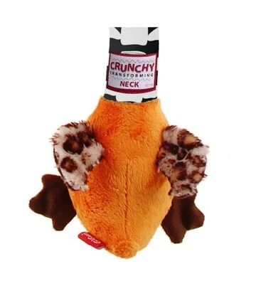 Игрушка для собак GiGwi Crunchy Утка с хрустящей шеей и пищалкой, 54 см - фото 3