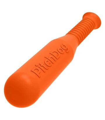 Игрушка для собак PitchDog Бита для апортировки, оранжевая, 35х6 см - фото 3
