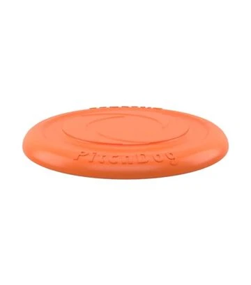 Игрушка для собак PitchDog Тарелка для апортировки, оранжевая, 24 см - фото 2